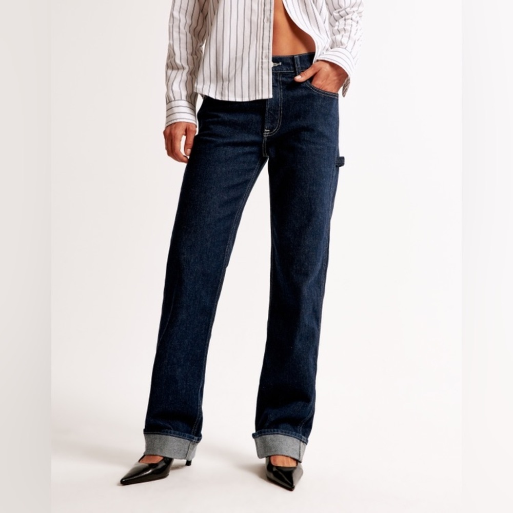 NWOT abercrombie Women's Low Rise Baggy